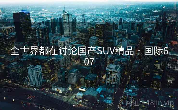 全世界都在讨论国产SUV精品 · 国际607  第2张